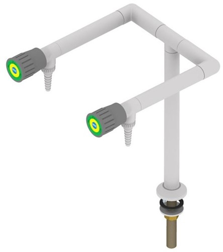 FAR 2-way pillar water tap with pin