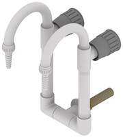 FAR watertap, turning down mount.inside the sink, 2 taps