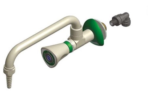 FAR MDS PP wandkraan voor puur water met draaibare uitloop