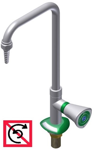 FAR MDS kraan met draaibare uitloop, vandaalbestendig