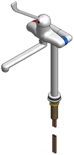 FAR MDS single lever mixer tap on column