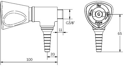 FAR MDS Eckventil für technische Gase-2