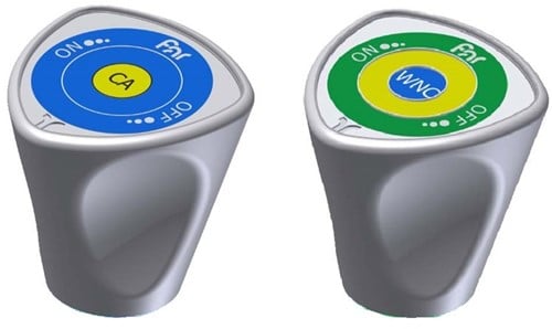 FAR MDS bedieningsknop compleet voor water en technische gassen