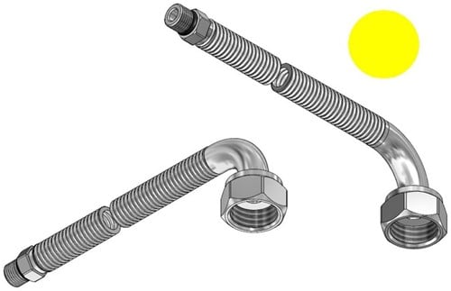 FAR MDS SSN Anschlußschlauch, 1500mm, M10 x G1/2" 90°