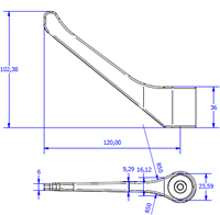 FAR MDS lever complete WNH-2