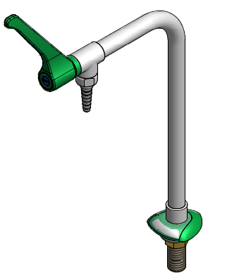 FAR MDS pillar water tap, elbow operated