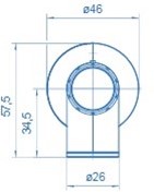 Eck-Dosierventil für Wandmontage-3