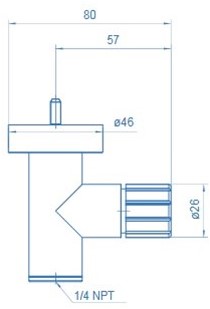 Dosierventil gerade für Wandmontage-3