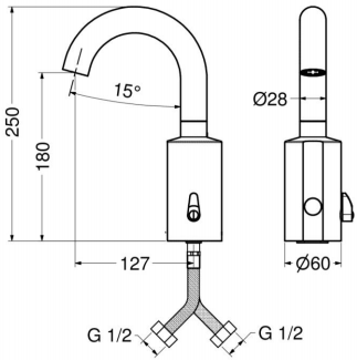 Idral elektronische mengkraan -2