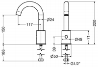 Idral elektronische kraan -2