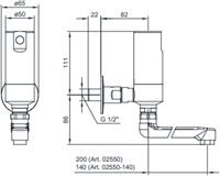 Idral Elektronische Wandarmatur -2