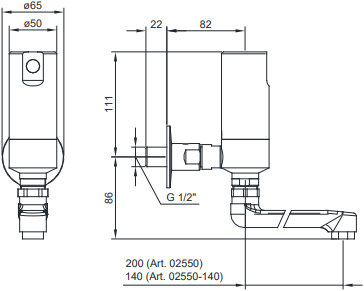 Idral Elektronische Wandarmatur -2