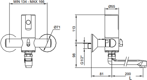 Idral Elektronischer Mischbatterie -2