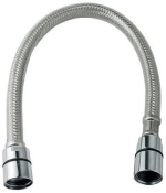 Idral stainless steel hose 42cm for pre-rinse shower Compact