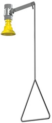 Bradley ceiling mounted bodyshower