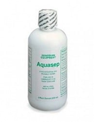 Water preservative for portable eyewash station