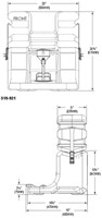 Bradley portable eyewash station