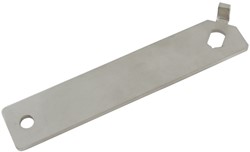 Stainless steel handle for ball valve