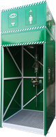 ST-Safe tank shower 630 litre with stainless steel comination shower 