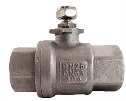 ST-Safe stainless steel ball valve 1" for body shower