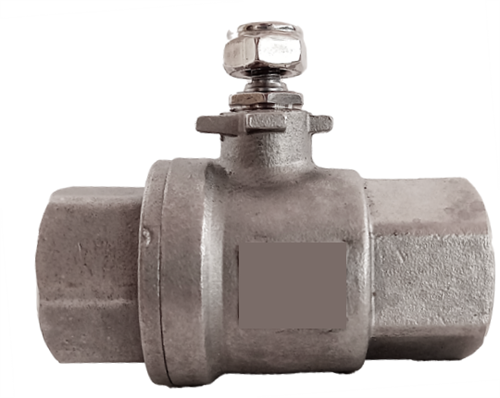 ST-Safe RVS kogelsafsluiter 1/2" voor oogdouche