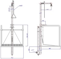 Stepp-on platformdouche, aansluiting ondergronds-2