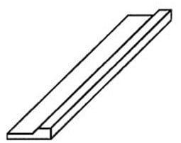 Keramik Randprofil , weiss, 294x72x15mm