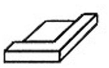 Keramisch hoekprofiel, wit, 72x72x15mm
