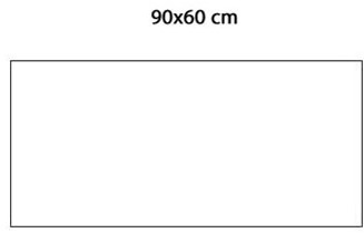 Keraion keramische tegel, 892 x 592 x 8mm, wit