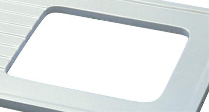KeraLab geglazuurde spoelbakuitsparing tot 680 x 380mm
