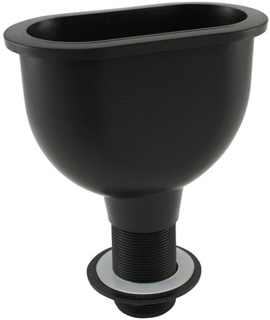 Labstream PP dripcup 150x70mm, black