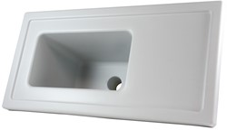 Labstream PP spoelbakcombinatie Alpha 600x300x220mm *uitlopend* 