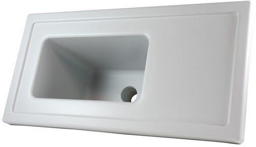 Labstream PP spoelbakcombinatie Alpha 600x300x220mm