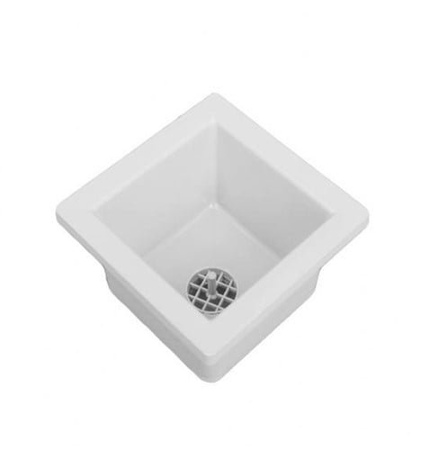 PP trechter 100x100x100mm met zeefje