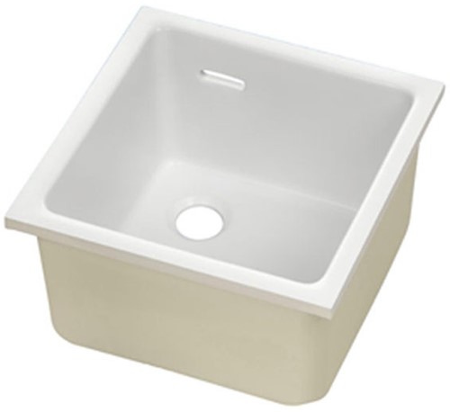 KeraLab spoelbak 680x380x250mm met overloop