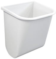 PP waste bin with attaching strip