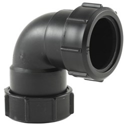 Labstream PP bocht 40mm, 90°