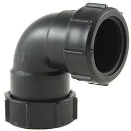 Labstream PP bocht 40mm, 90°