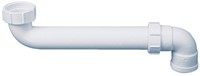 Labstream PP space saver trap inlet 1½" x 1½" white